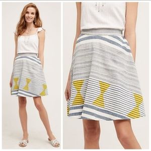 Anthropologie Marisol Swing Skirt